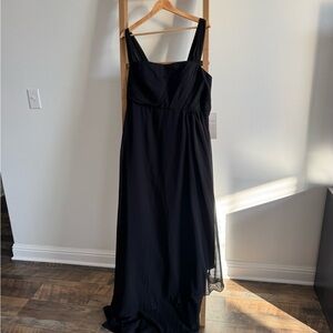 WEAR YOUR LOVE | NWT Size 20 black bridesmaid dress